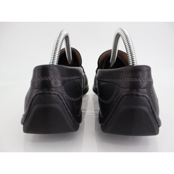 Ecco Men's Classic Moc Loafer Size 40 6 Driving Shoe Black Leather Slip On Comfy - Picture 5 of 11